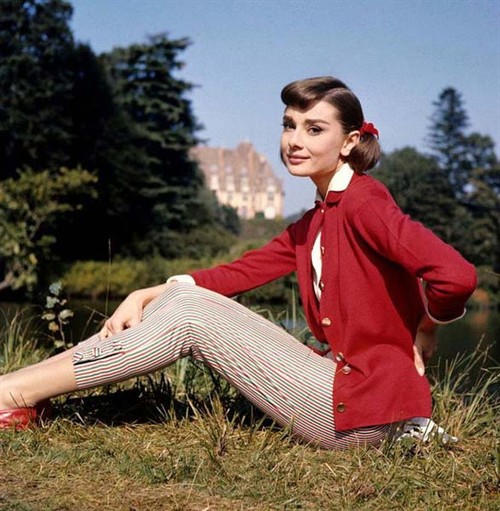 奥黛丽赫本 罕见彩色照片