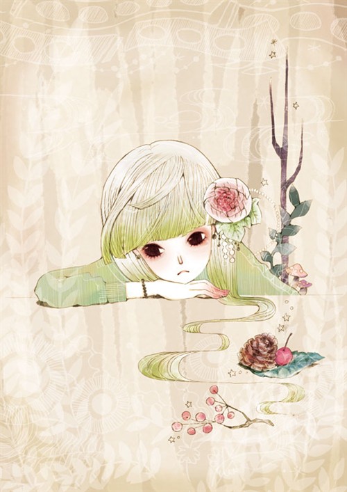 <em>古典优雅女孩</em>