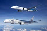 智利航空 一大一小