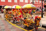 马六甲荷兰广场的花车