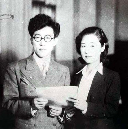 田中絹代与东海林太郎