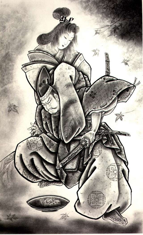 日本鬼怪纹身图案内容图片分享