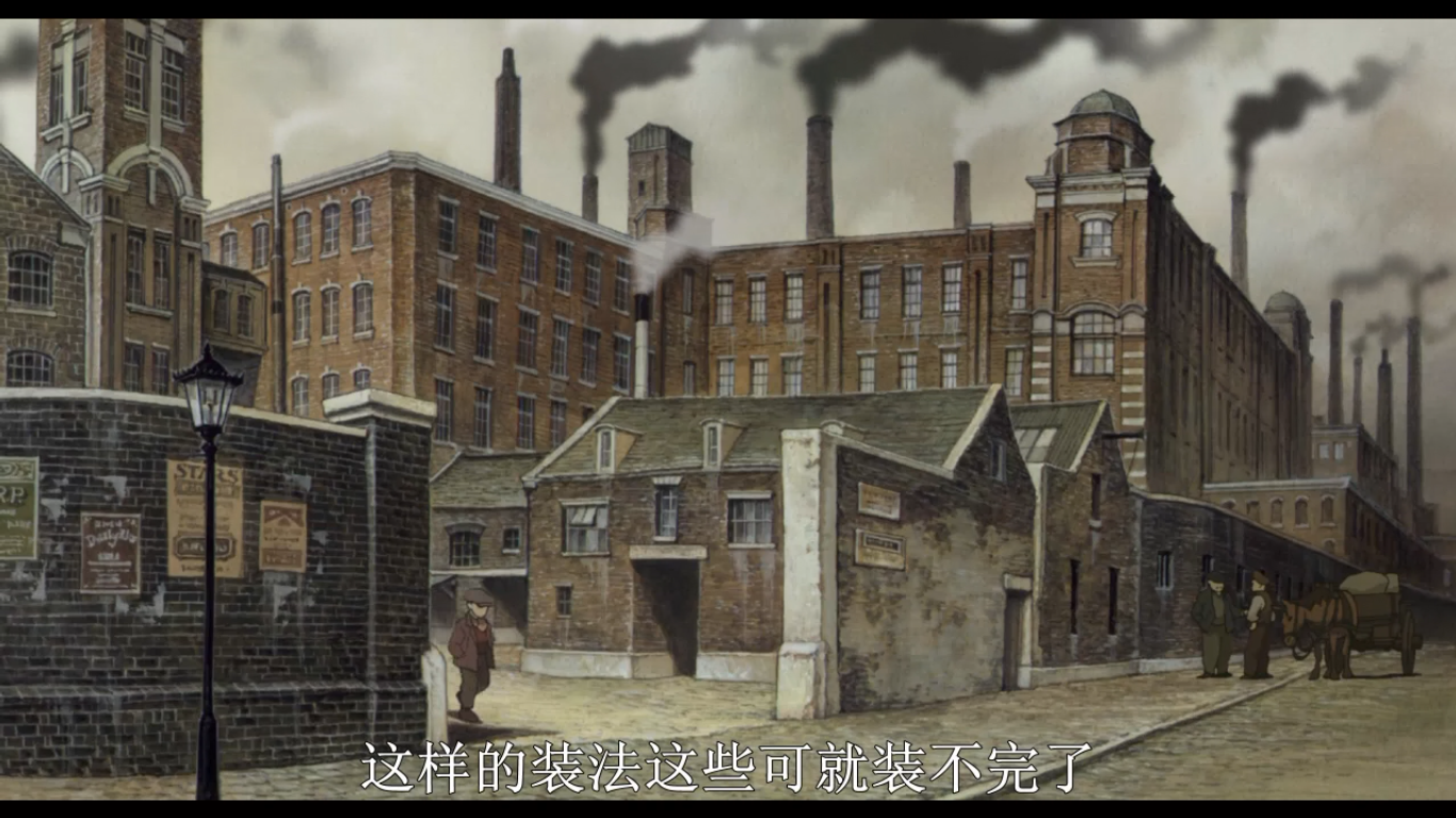 《steamboy》里很蒸汽时代的画面