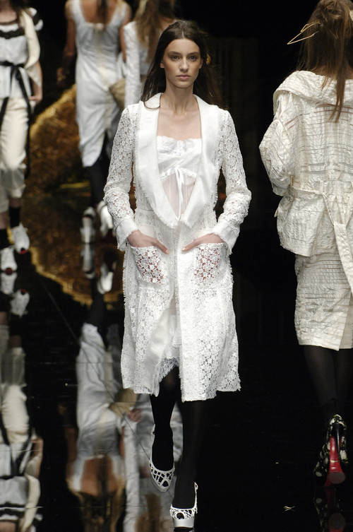 dolce gabbana 2006春夏米兰时装周 像明星那