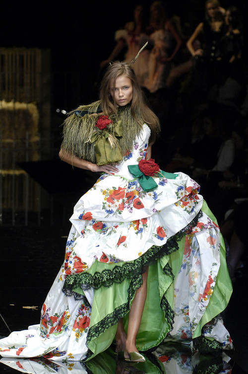 dolce gabbana 2006春夏米兰时装周 像明星那