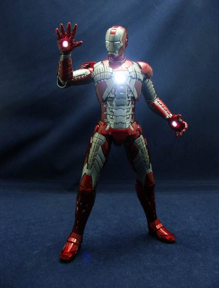 装在箱子里的钢铁之躯ht钢铁侠mark5实物详拍