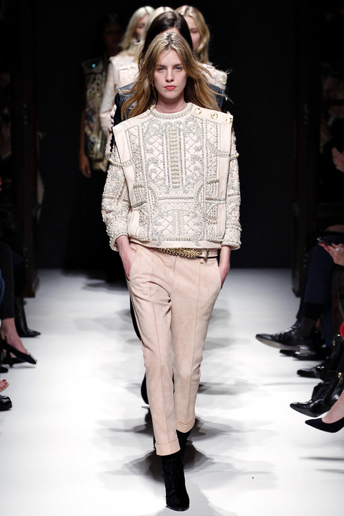 balmain 2012秋冬巴黎时装周 像明星那样穿衣服 电影