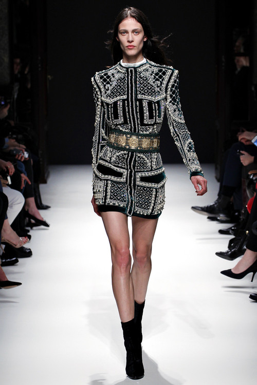 balmain 2012秋冬巴黎时装周 像明星那样穿衣服 电影